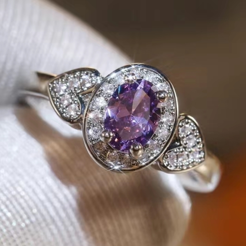 New women's purple ring